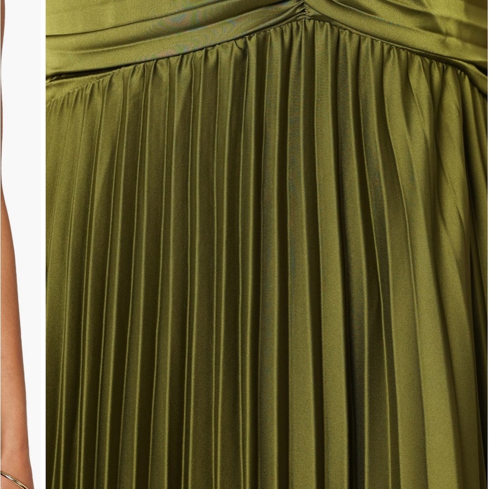 🫒Petal & Pup Naira Olive Maxi Dress - Picture 4 of 9